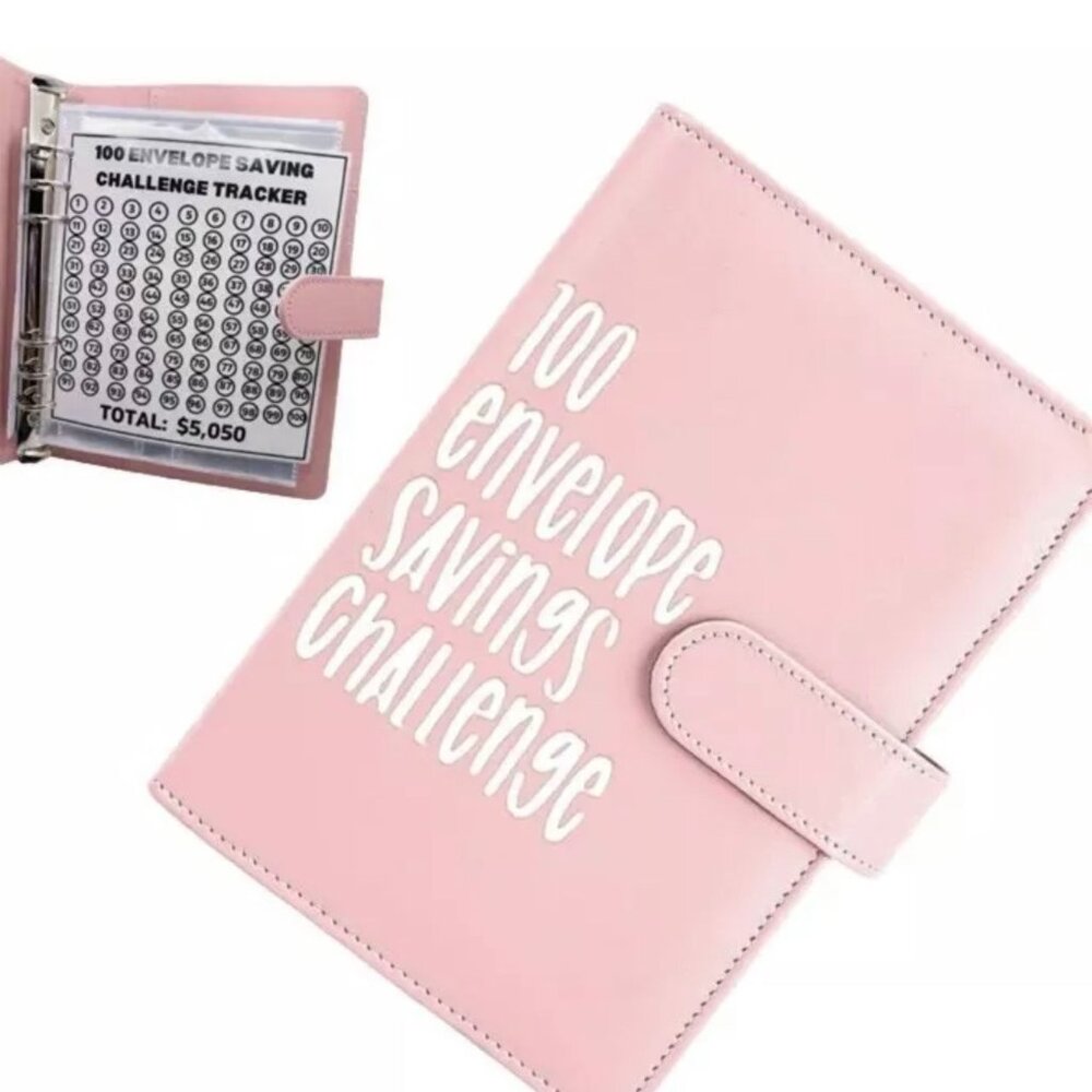 100 Envelope Savings Challenge Binder financial planner money saving tracker